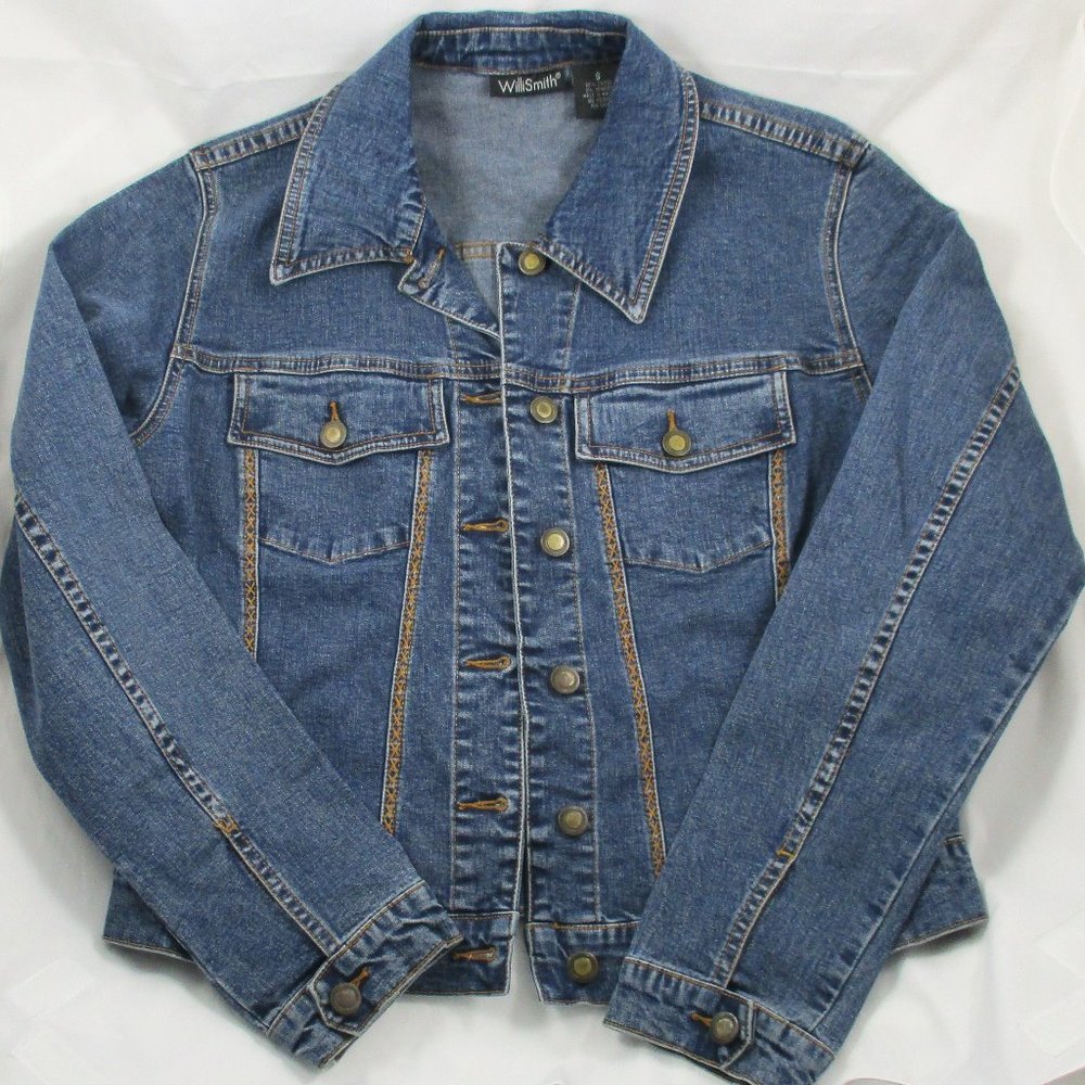 Willi Smith Jeans Jacket - Size Small - Picture 2 of 5